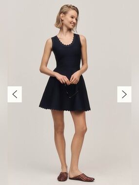 Siempre x Anthropologie Scoop Neck Mini Dress